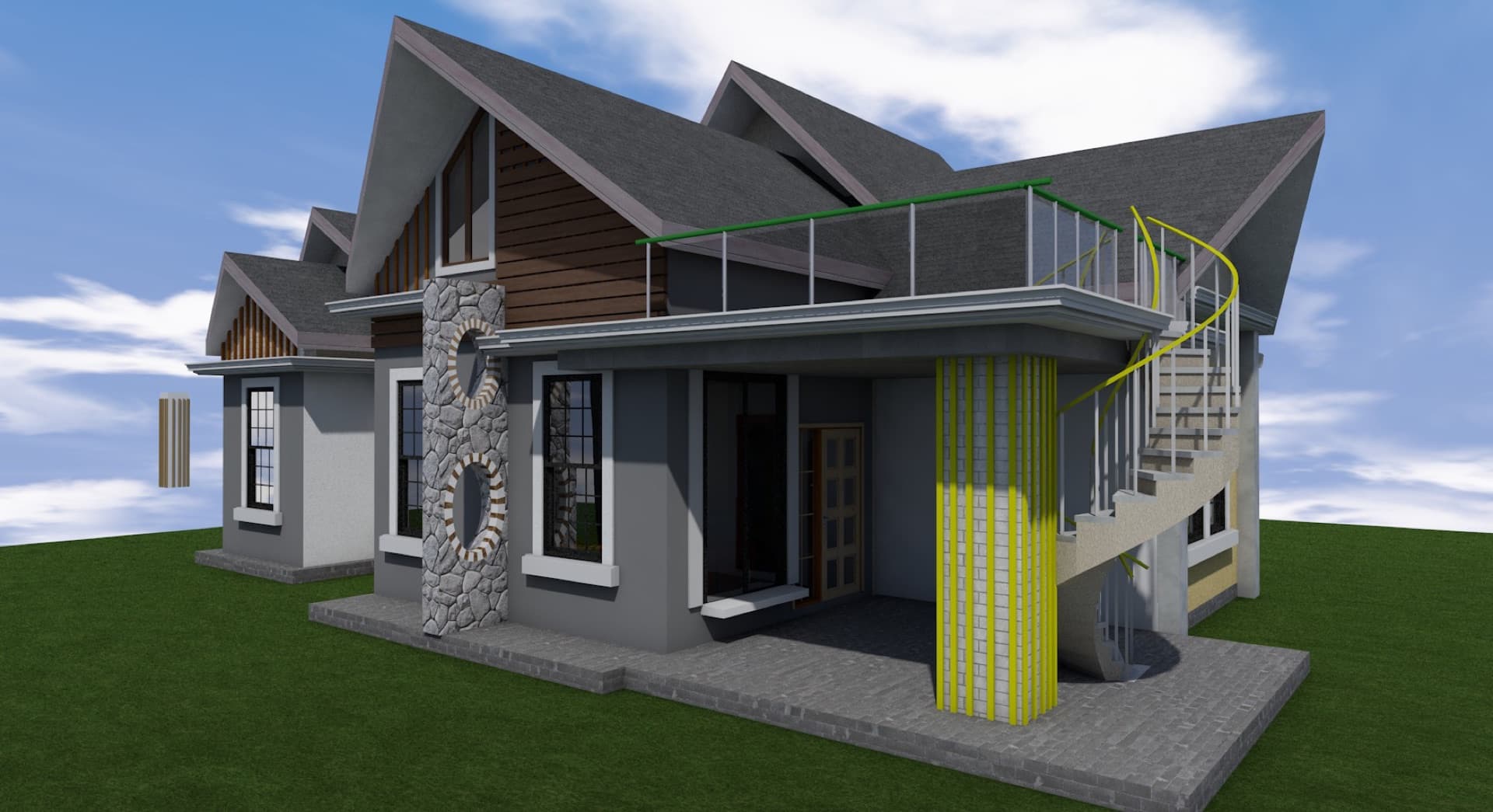 Gabled Maisonette view 2