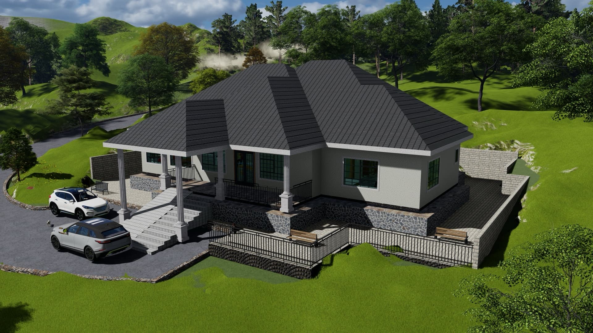 Hillside Bungalow view 3