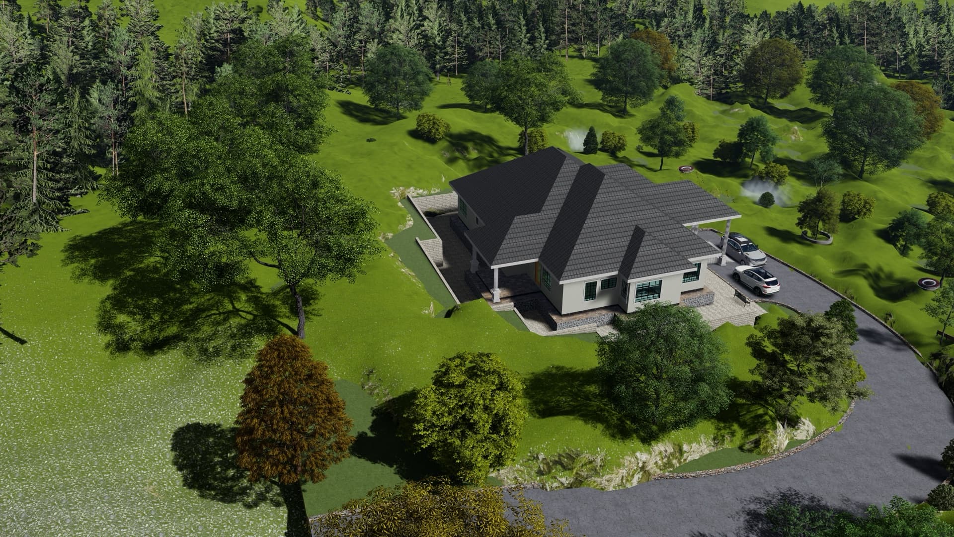 Hillside Bungalow view 4