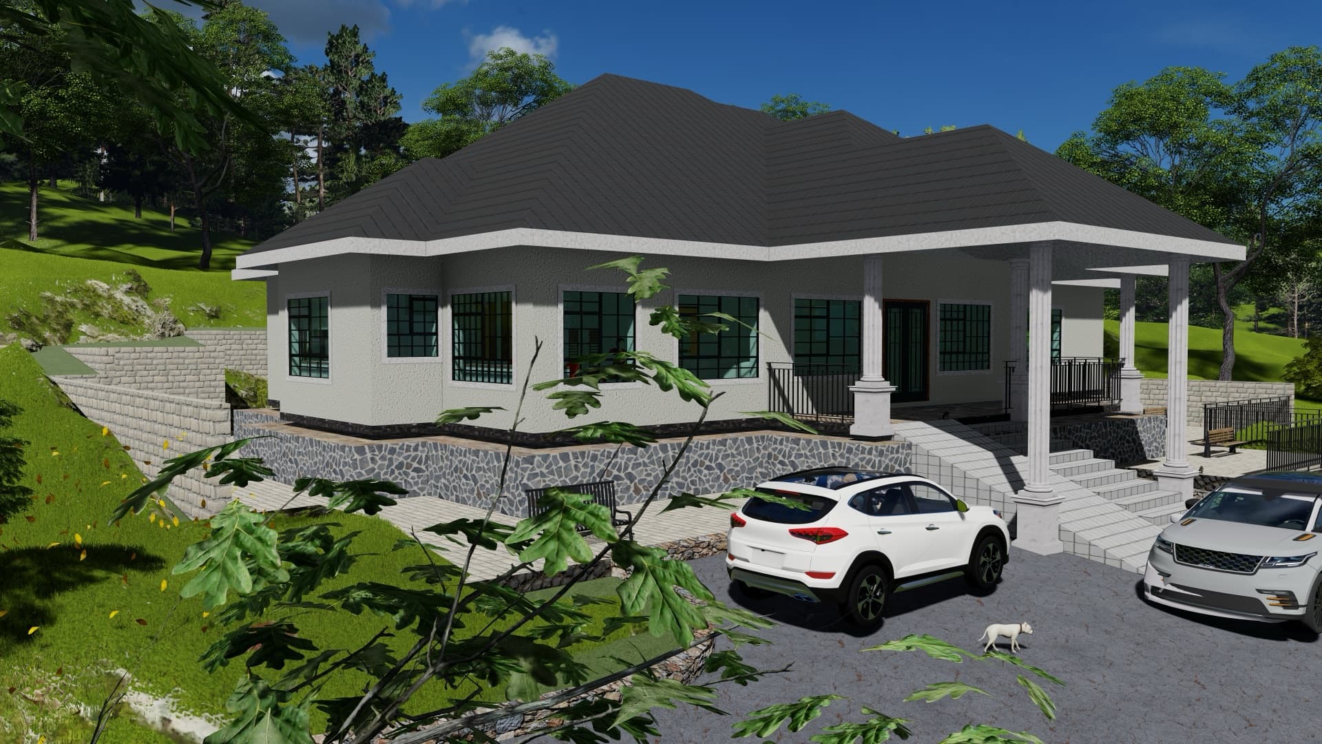 Hillside Bungalow view 6