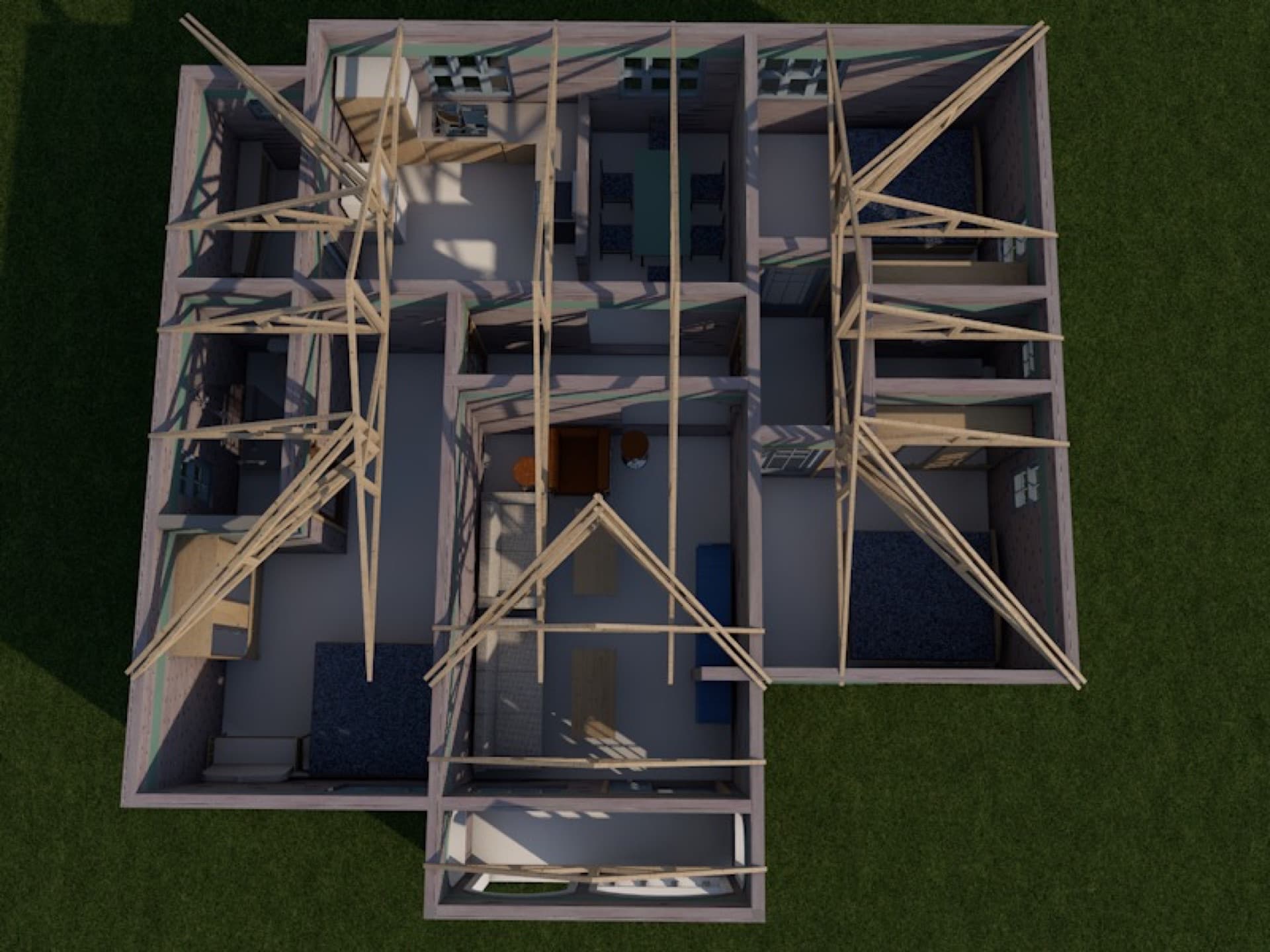 Blue-Roof Bungalow view 3