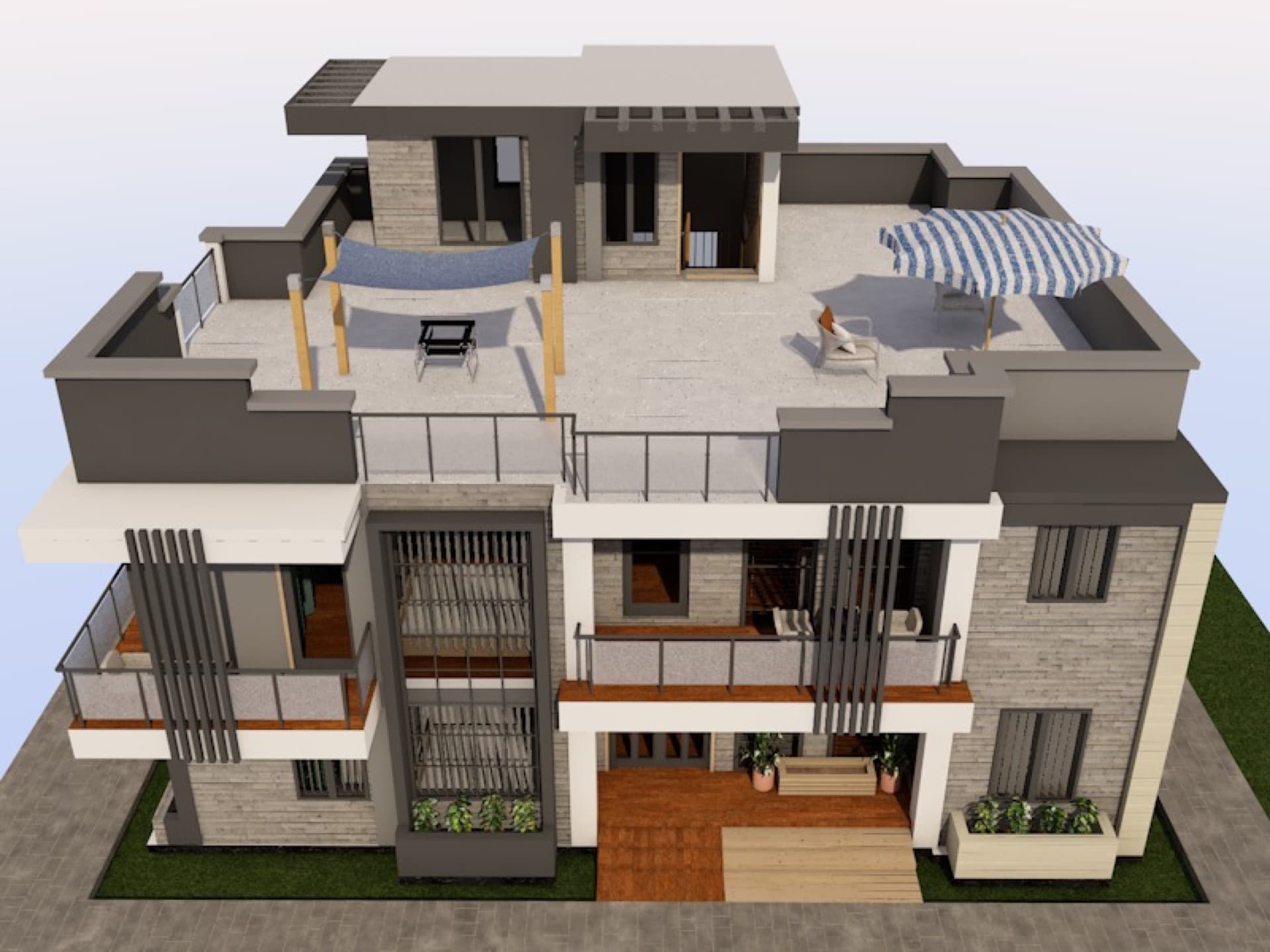Three-Storey Townhouse view 2